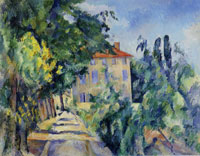 Paul Cézanne House with the red roof (Jas de Bouffan)