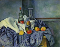 Paul Cézanne The peppermint bottle