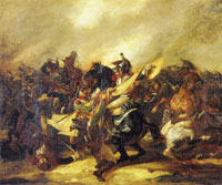 Théodore Gericault A Charge of Cuirassiers