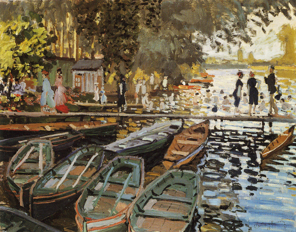 Claude Monet - Bathers at La Grenouillère