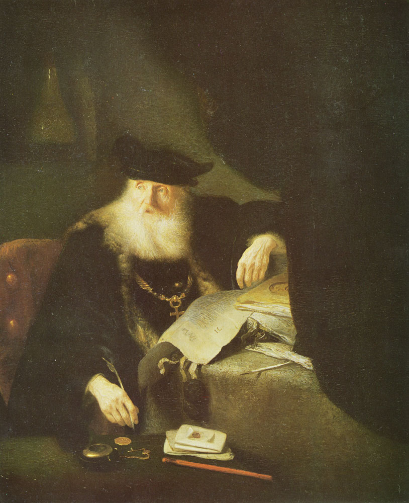 Jan Lievens - Scholar at his desk