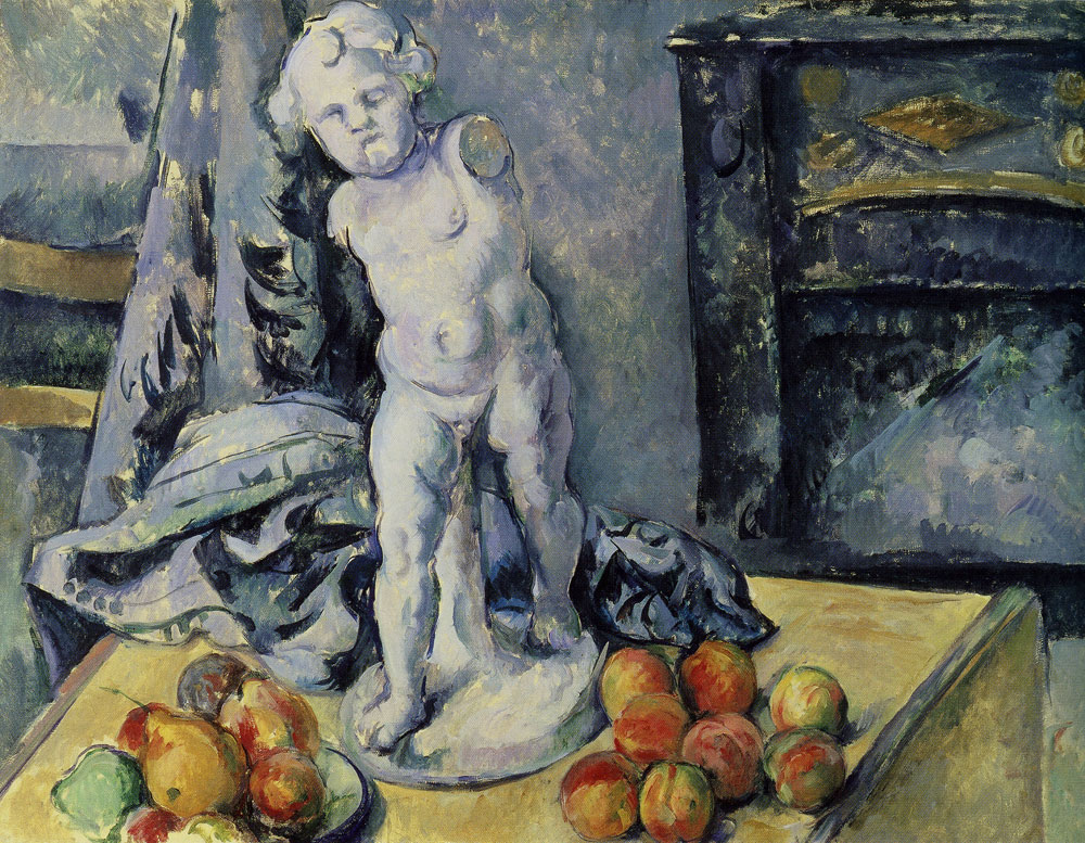 Paul Cézanne - Still life with a plaster Cupid