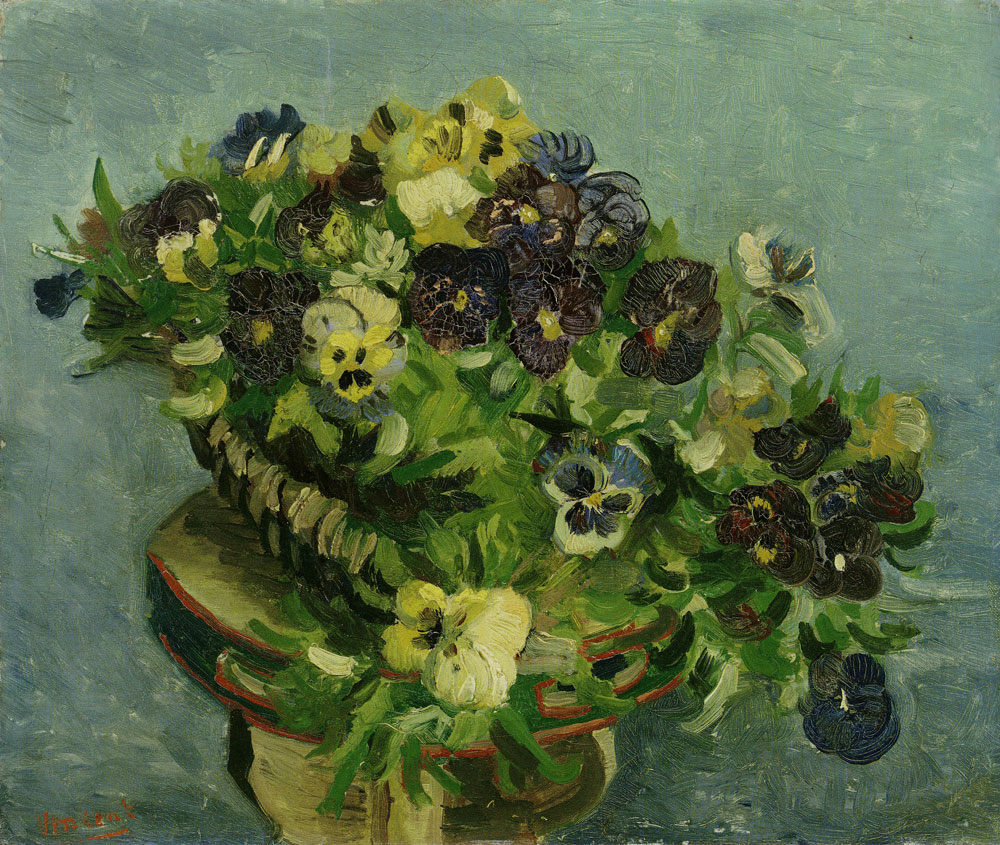 Vincent van Gogh - Basket of Pansies