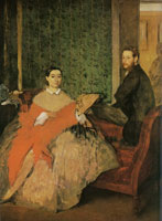 Edgar Degas Edmondo and Thérèse Morbilli