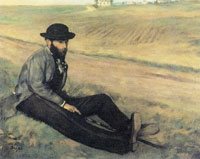 Edgar Degas Portrait of Eugene Manet
