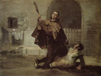 Francisco Goya Friar Pedro Clubs El maragato with the Gun-butt
