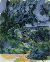 Paul Cézanne Blue landscape