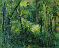 Paul Cezanne Interior of a Forest