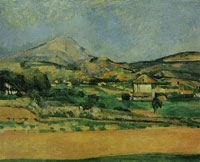 Paul Cézanne Montagne Sainte-Victoire seen from the Chemin de Valcros