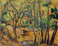 Paul Cézanne Well: Millstone and Cistern under Trees