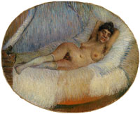 Vincent van Gogh Reclining nude