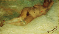 Vincent van Gogh Recumbent Nude