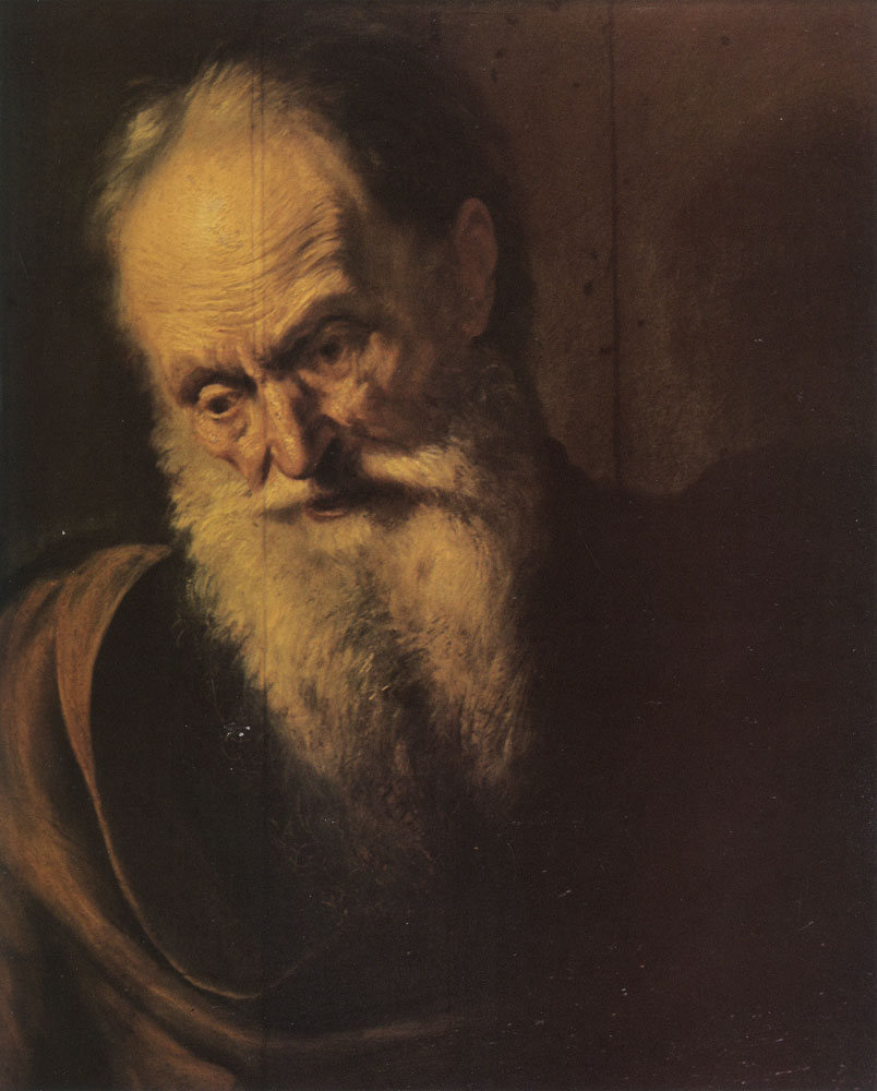 Jacques des Rousseaux - Old man with a beard