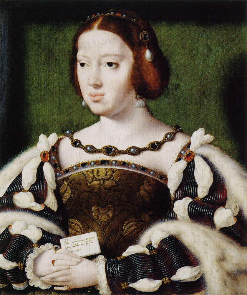 Joos van Cleve - Eleonore of Austria