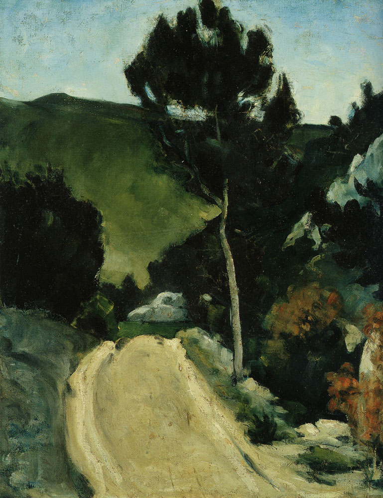 Paul Cézanne - Bend in a road in Provence