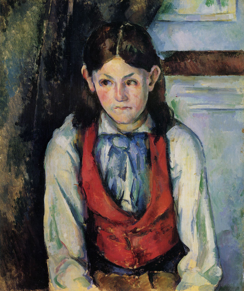 Paul Cézanne - Boy in a Red Vest