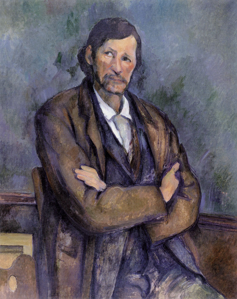 Paul Cézanne - Man with crossed arms