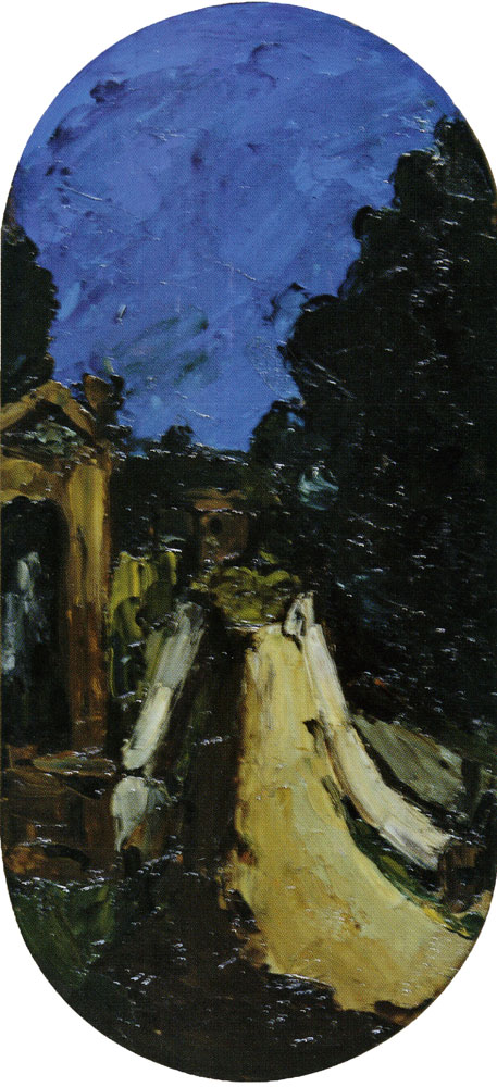 Paul Cézanne - The Oratory and the Pont des Trois Sautets, near Aix