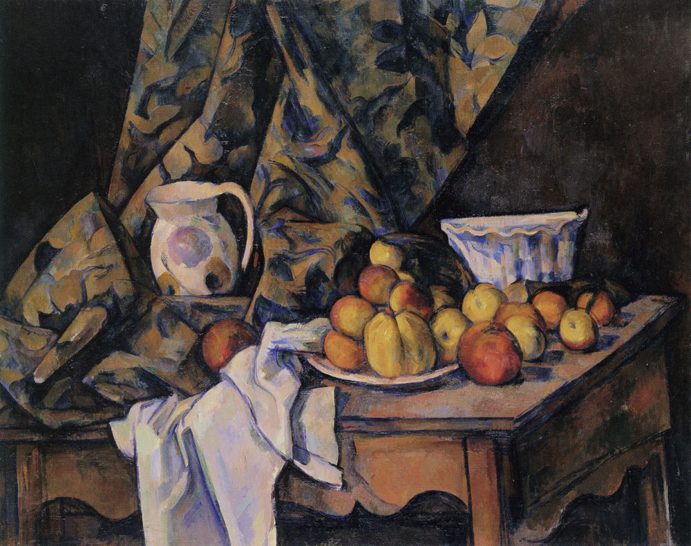 Paul Cézanne - Still life with apples and peaches