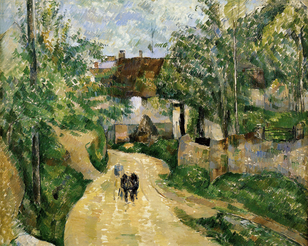 Paul Cézanne - Turning road, Auvers-sur-Oise