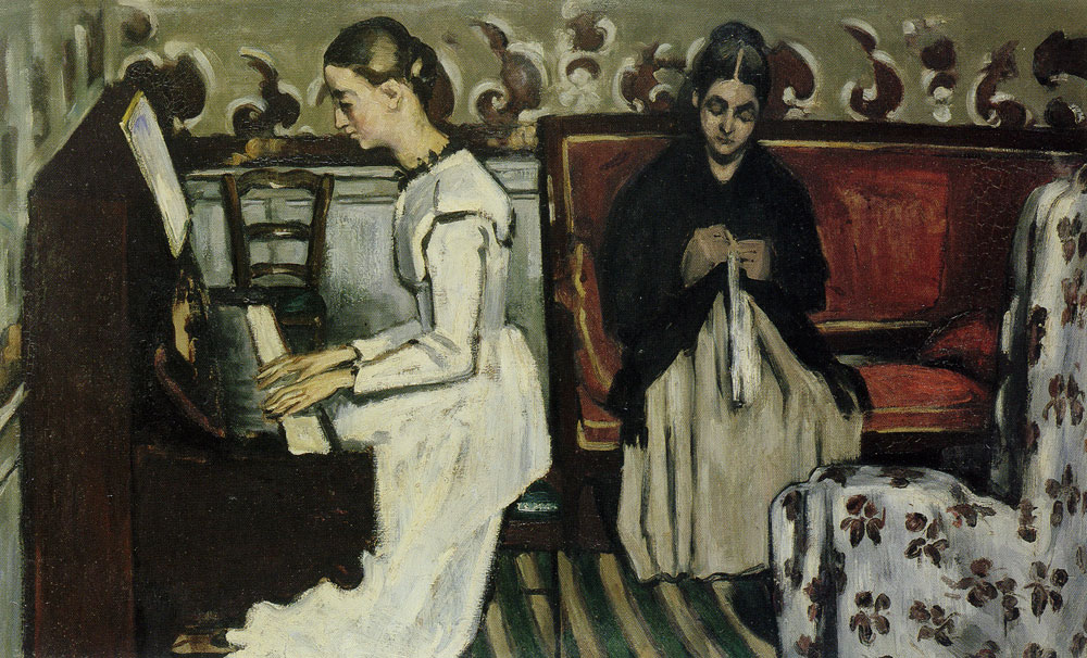 Paul Cézanne - Young girl at the piano: Overture to 
