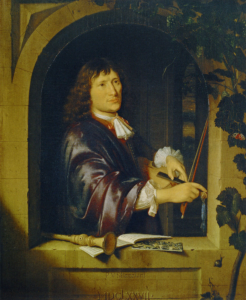 Pieter Cornelisz. van Slingelandt - Violinist