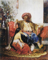 Alexandre-Gabriel Decamps The Favourite of the Pasha