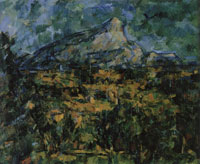 Paul Cézanne Montagne Sainte-Victoire seen from Les Lauves