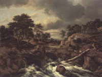 Jacob van Ruisdael Waterfall in Norway