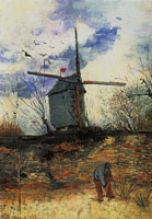 Vincent van Gogh Windmill on Montmartre