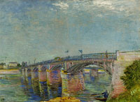 Vincent van Gogh The Seine Bridge at Asnières