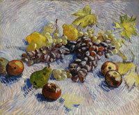 Vincent van Gogh Grapes, Lemons, Pears and Apples