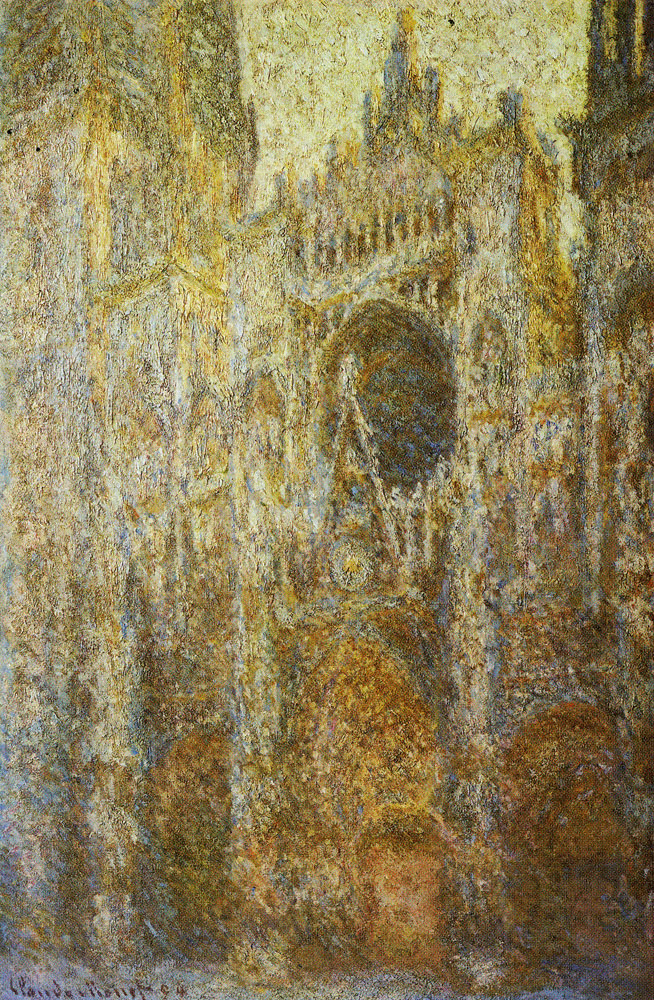 Claude Monet - Rouen cathedral, west façade