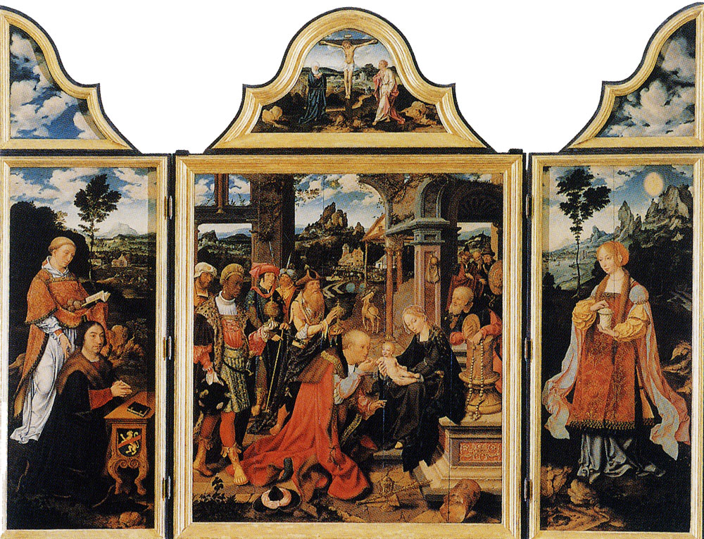 Joos van Cleve - Adoration of the Magi Altarpiece