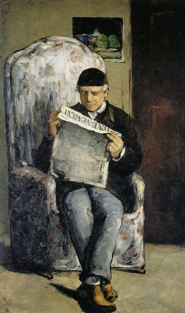 Paul Cézanne - The artist's father reading 