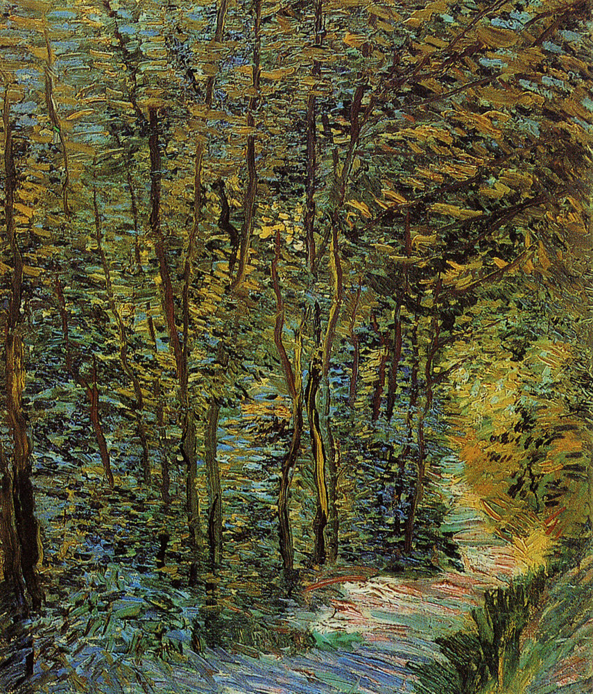 Vincent van Gogh - A path in the woods