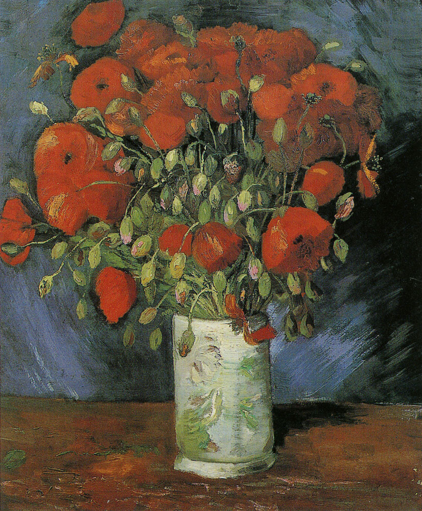 Vincent van Gogh - Vase with poppies