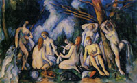 Paul Cézanne Nudes in Landscape