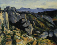 Paul Cézanne Rocks at L'Estaque