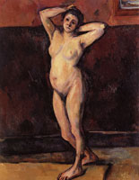 Paul Cézanne Standing nude