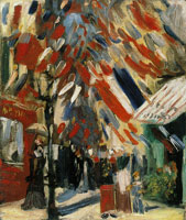 Vincent van Gogh The Fourteenth of July Celebration in Paris