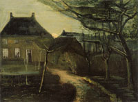 Vincent van Gogh The Parsonage at Nuenen at Dusk, Seen from the Back