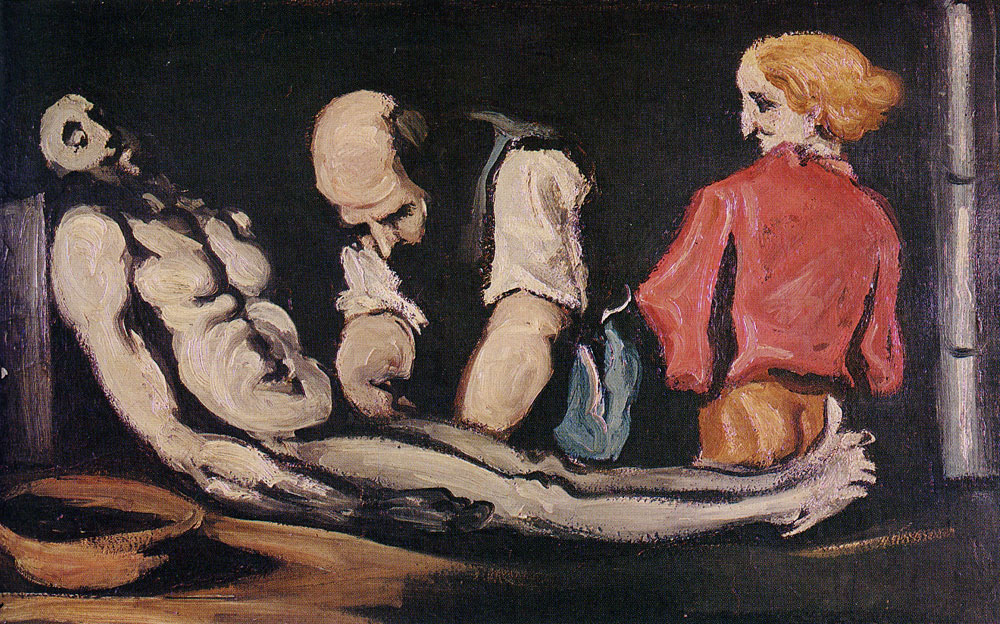 Paul Cézanne - Preparation for the Funeral, or The autopsy