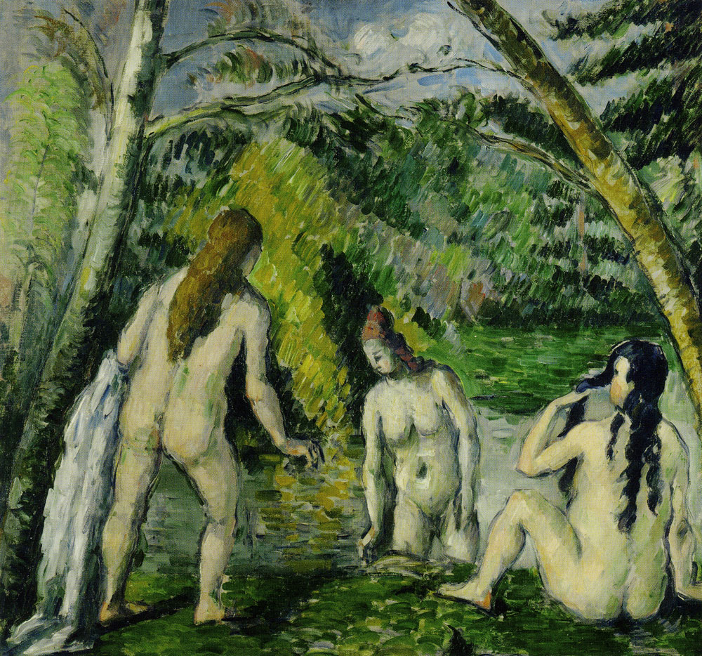 Paul Cézanne - Three bathers