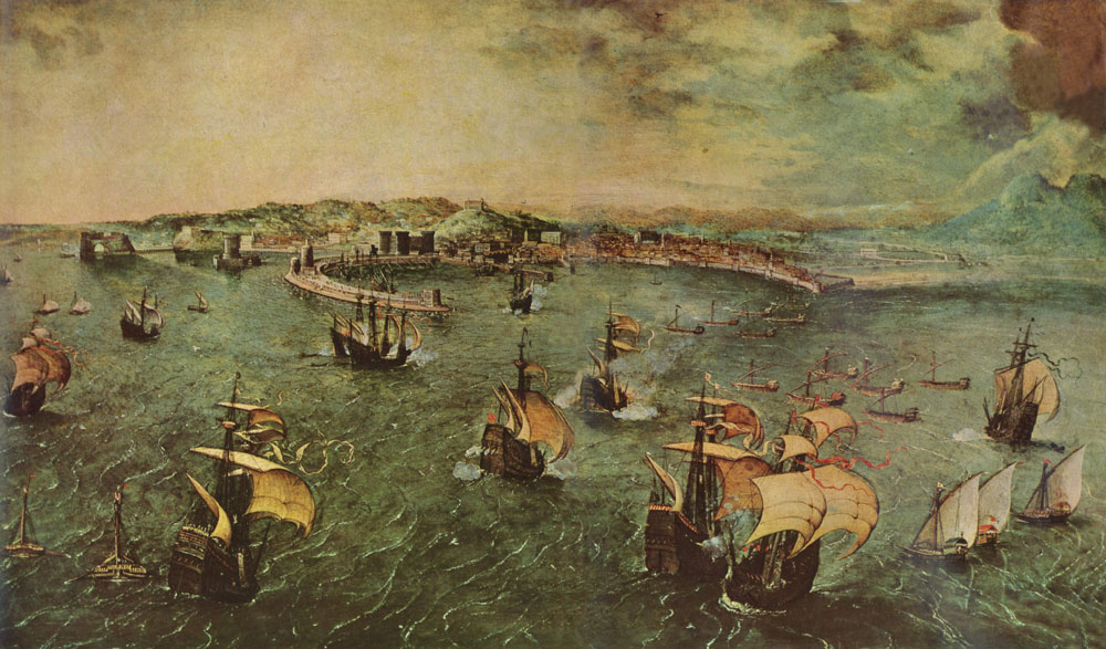 Pieter Bruegel the Elder (?) - View of Bay of Naples