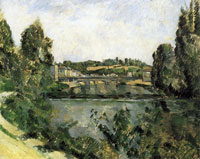 Paul Cézanne Bridge and dam, Pontoise