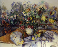 Paul Cézanne Flowers in a Vase