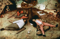 Pieter Bruegel the Elder Lazy-Luscious Land