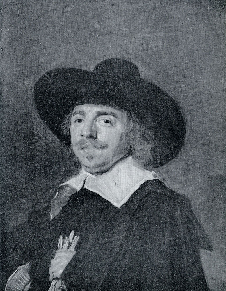 Frans Hals - Portrait of a Man Holding Gloves