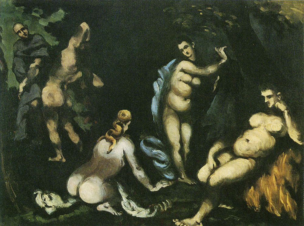 Paul Cézanne - The temptation of Saint Anthony